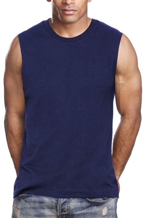 navy blue athletic tank top